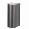 Свет-к садовый LE GL2 GU10x2 настенный черный 	LE062601-0006