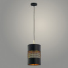Светильник подвесной LUM		3460/1HQ BK+BK 1х40W E27 d200 h1000 	