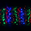 Гирлянда для улицы ЗАНАВЕС ш3* в2,5м 480 ламп LED, прозрач.пров, 8 реж.,IP-54, Мультицвет (возможност