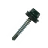 Шуруп кров. оцинк. КР с ZP 4.8*35 RAL 6005 темно-зеленый упак 250шт 