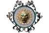 Узор "Лев в кустах" 590х550х120