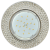 Св-к Ecola GX53 H4 5319 св-к Круг с прозр. мозаикой, Зерк./Хром 40x123 FC53RMECB