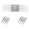 Коннектор Ecola 220V 16x8 4-конт для ленты IP68 RGB SCNM16ESB