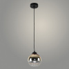 Светильник подвесной LUM		3645/1HQ BK+GD 1х40W E27 d150 h1000 	