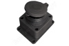 Розетка настенная с заглушкой каучук 2Р+РЕ 16А 250В IP44 TDM SQ0612-0003