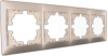 Рамка 4-м Мира гориз жемчуг 701-3000-14