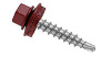 Шуруп кров. оцинк. КР с ZP 4.8*70 RAL3005 винно-красный, упак.50шт.