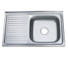 Мойка ZERIX Z8050R-08-180E (SATIN) НАКЛАДНАЯ