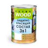 Защитно-красящий состав 3в1 для древесины Карелия Груша (0.75 л) WOOD EXTRA