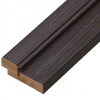 Коробочный брус ПВХ венге 30*70 телескопический с уплотнителем