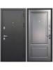 Дверь мет. Толстяк Букле черный Ясень графит эмаль (960мм) левая