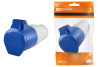 РозеткаTDM силовая CEE 213 переносная 2P+PЕ 16А 220В IP44 SQ0603-0010