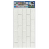 Панель самокл 3D LAKO DECOR LKD-02-04-02, коллекция Классический кирпич, цвет Белый с серебром 70*77