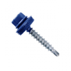 Шуруп кров. оцинк. КР с ZP 4.8*29 RAL 5010 синий упак.250 шт