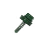 Шуруп кров. оцинк. КР с ZP 5,5*25 RAL 6002 светло-зеленый упак.250шт