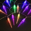 Гирл. Метраж 3м с USB насад.Сосульки 7,5см Н.C.LED-20-5V,МУЛЬТИ