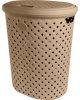Корзина для белья Plast Team Rattan 42л 41.5*33*51см шоколад.мокко РТ408711015
