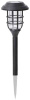 Св-к КОСМОС св-к на солн.батарее "Столбик"LED бел.цвет  (акк Ni-Mg 40MAh)h=30см,хром KOC_SOL260