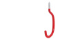 Крючок c резьбой средний LG039S