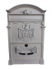 Почтовый ящик OLIMP MB-01 (патина белый серебро)