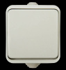 Выкл. ASD/InHome AQUA ОУ 1 кл. 10А бел. (пласт. осн.,п/герм., IP44) 3100