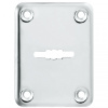 Декоративная накладка ESC081/0-SS (нерж) на сув. замок без шторки (1 шт.)  (36271)