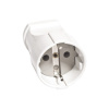Кабельная розетка 2П+З  с з/ш 16А 250B белая TDM SQ1806-0031