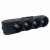 Колодка Ovivo 4роз. черный без заземления 700-080000-104