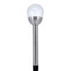 Св-к Smartbuy св-к на солн.батарее 37см SBF-103 2LED бел+RGB металл/стекло ШАР IP44 ШК (бокс 12шт)