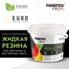 Краска акриловая для гидроизоляции Жидкая резина красно-коричневый (1 кг) FARBITEX PROFI	