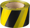 Лента сигнальная черно-желтая 75ммх150м 