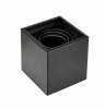 Св-к накл. спот GU10 MR16 FREZYA-S Черный 93x103мм (алюминий) 015-027-0050 HOROZ