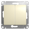 Выключатель 2-кл 10А/250В беж. GLOSSA GSL000251