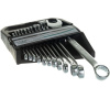 Набор ключей комбинированных 6-22 мм, 12 шт, CrV, матовый хром Stels