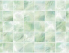 Панель ПВХ плитка перламутровая зеленая 955*480