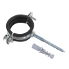 Крепление трубы к стене с резин  1/2" (ДУ 15) (20-25 см.) 