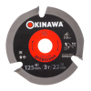 Диск пильный по дереву ф125*22мм, 3т 125-3-22 OKINAWA