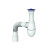 Сифон UNICORN 1 1/2"40 В220 (двухкомпон.) с гофрой 40*40*50.