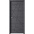 Дверь межкомнатная Паутинка бетон темный 60*200