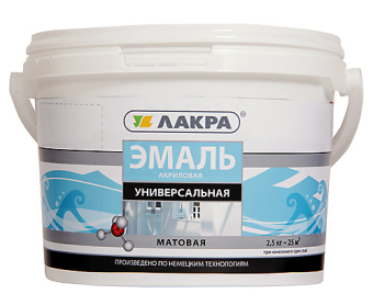 Эмаль акриловая унив матовая