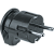 Вилка Navigator угловая 16А земля черная NCA-PL04-16A-E-BL 61363