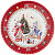 Поднос сервир. 898-026 Agness CHRISTMAS COLLECTION 33*2,1см