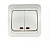 Выкл. СУ 2 кл. ASD/InHome CLASSICO 10А бел. инд., пластик 2123