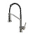 Смеситель для кухни, гибк. выдвижн. излив, с держ. изл., лат., VALFEX Saiph Graphite VF.73826-3 (10)