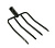 Вилы 4-рогие сад-огород сварные