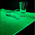 Термоклеенка Neon Green рифленая 0,8*0,8*25м HMS11