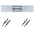 Коннектор Ecola 220V 12x7 2-конт для ленты IP68 (5 шт в уп, цена за уп.) SCMN12ESB