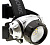 Фонарь Космос фонарь налобный H19LED (3xR03 в компл.) 7св/д (1W XPE LED + 6 SMD) (190lm),серебр./плас