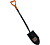 Лопата штыковая Ritter Garden SolidM4 (для земляных работ, стальной черенок, сварное соединение, ручк